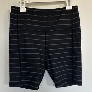 KIAVA Black and Gray Women's Bike Shorts